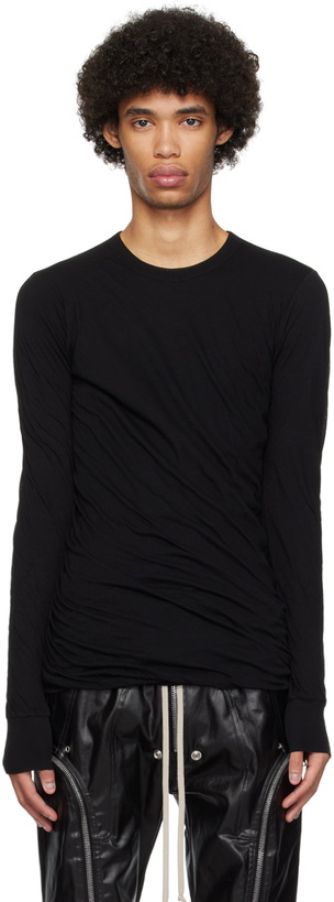 Photo: Rick Owens Black Double Long Sleeve T-Shirt