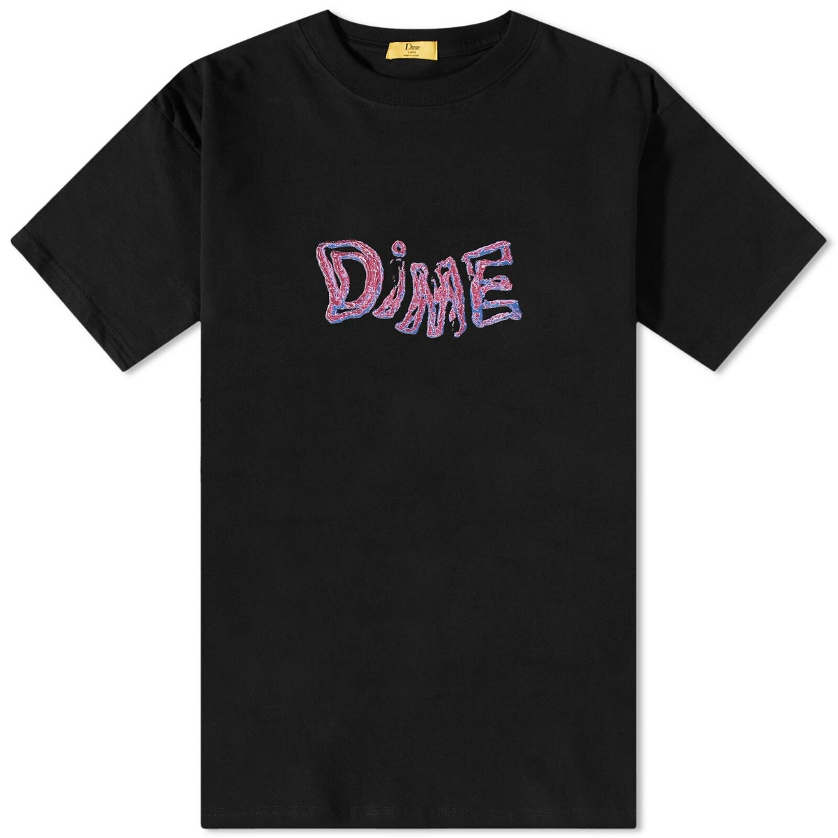 Photo: Dime Men's Liquid Metal T-Shirt in Black