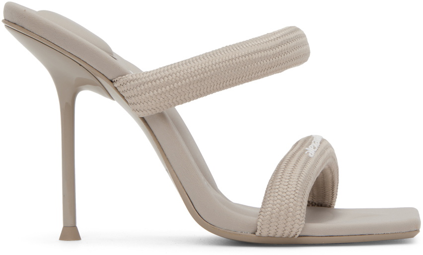 Alexander Wang Beige Julie Tubular Heeled Sandals Alexander Wang