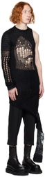 Rick Owens Black Spider Banana Sweater