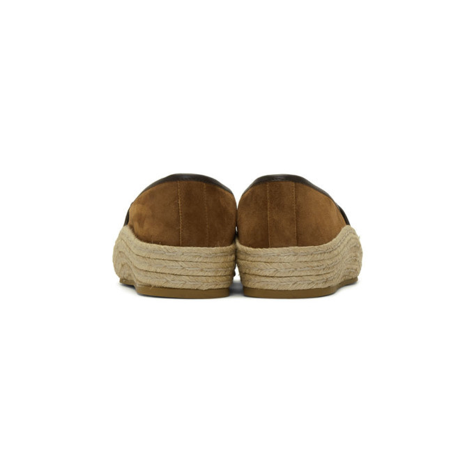 Gucci Brown Men\'s Suede Horsebit Espadrille Gucci Brown Suede Horsebit Espadrilles Gucci main image 3