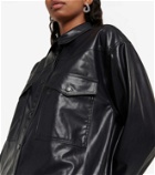 Marant Etoile Bernyga faux leather shirt