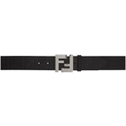 Fendi Black Embossed Forever Fendi Belt