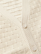 NN07 - Reece 6600 Pointelle-Knit Organic Cotton Vest - Neutrals