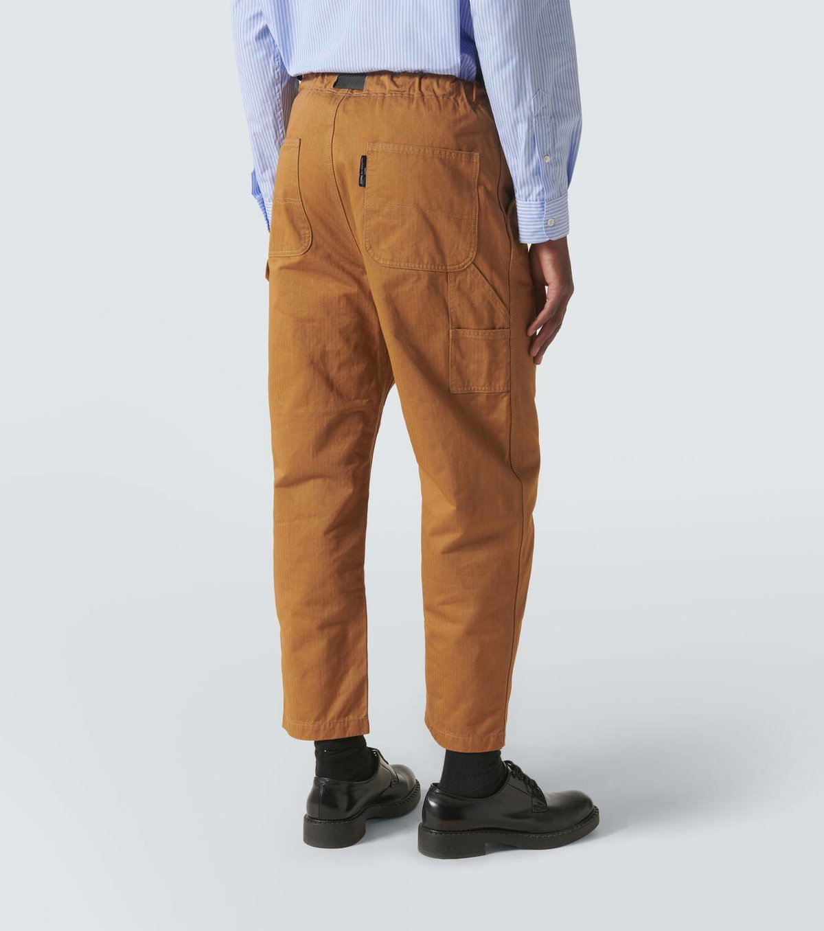 Comme des Garçons Homme Herringbone cotton straight pants
