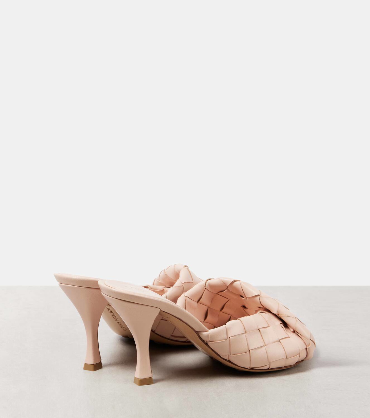 Bottega Veneta Blink 80 Intrecciato leather mules Bottega Veneta