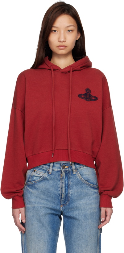 Photo: Vivienne Westwood Red Cropped Box Hoodie