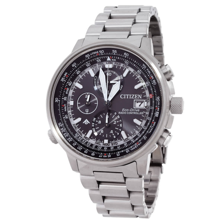 Photo: Citizen Promaster Perpetual World Time Chronograph Mens Watch AT8300-58E