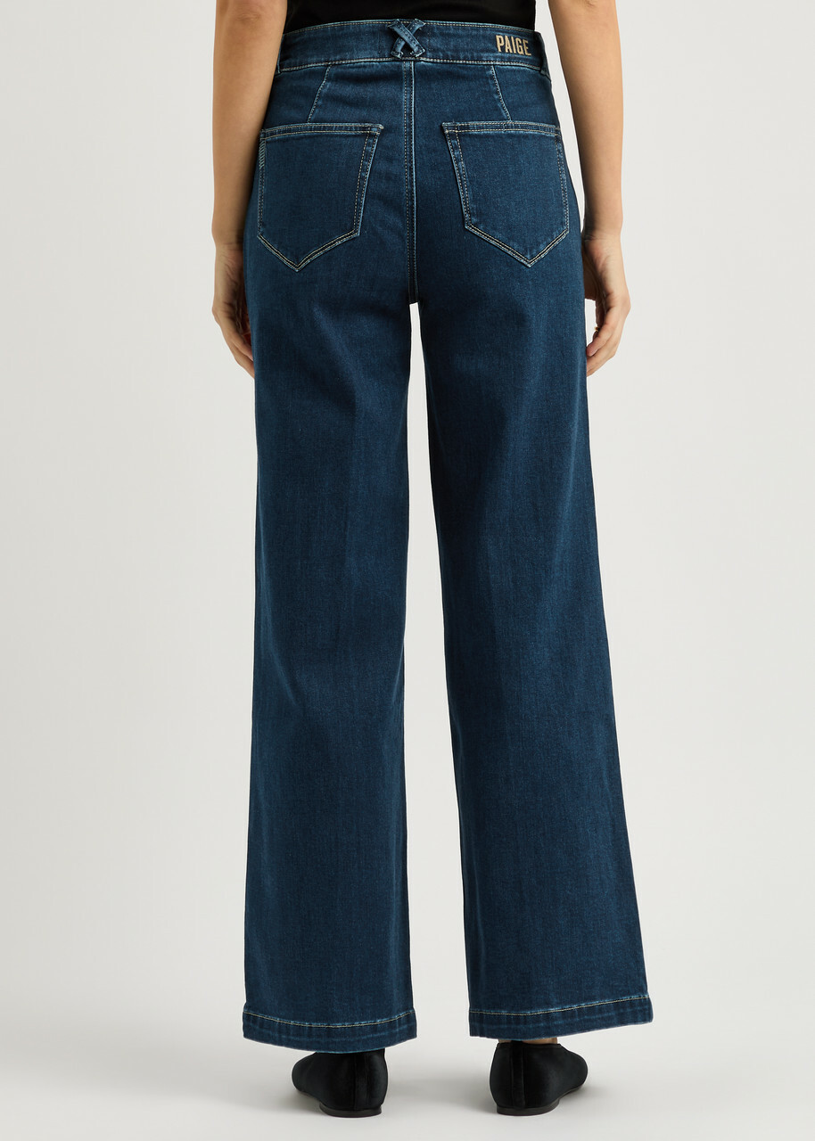 Paige Women's ANESSA Wide Leg Dark Blue Jean 5612F72-C354 Col WC354 Kindred