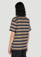 Carhartt WIP - Leone Striped T-Shirt in Camel