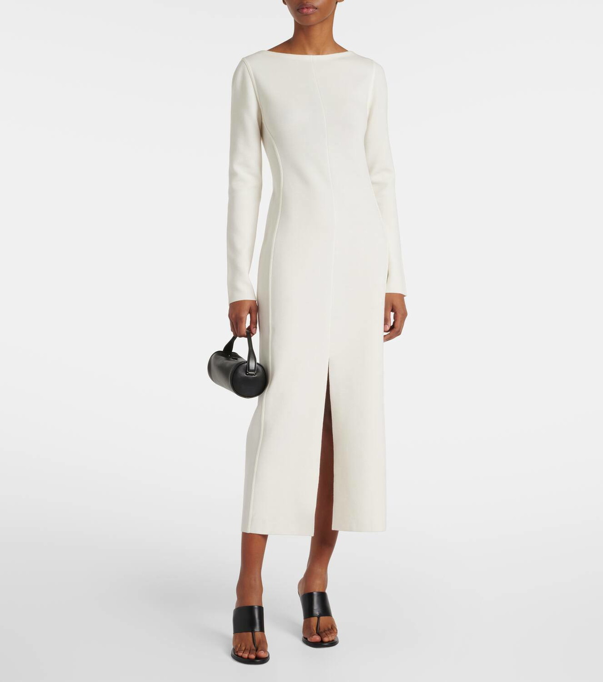 The Row Iragi knitted maxi dress