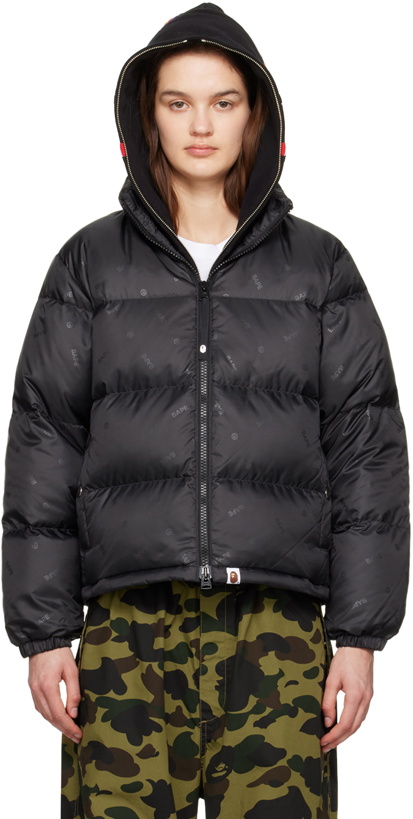 Photo: BAPE Black Quilted Down Jacket