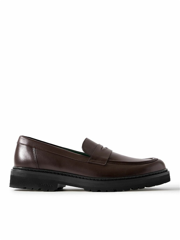 Photo: VINNY's - Richee Leather Penny Loafers - Brown