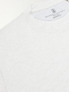 BRUNELLO CUCINELLI - Cotton-Jersey T-Shirt - White