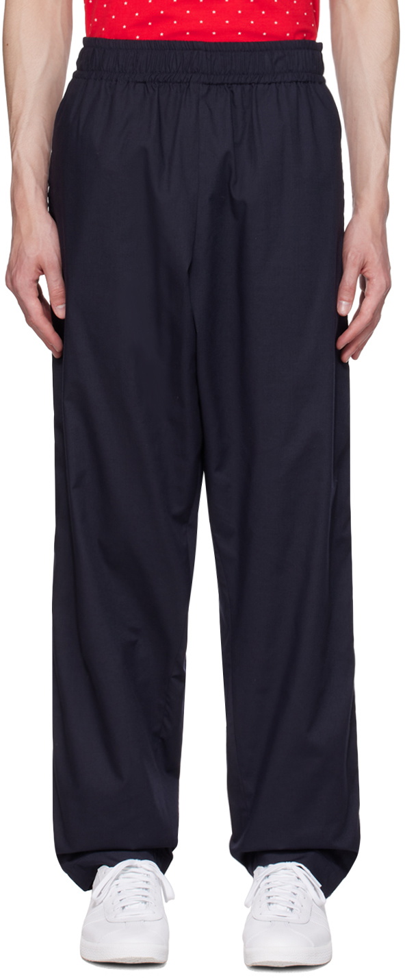 CHLOé NARDIN Navy Buttoned Track Pants Chloe