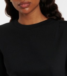 Róhe Gathered cotton T-shirt