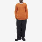 Comme des Garçons Homme Plus Men's Mohair Crew Knit in Orange