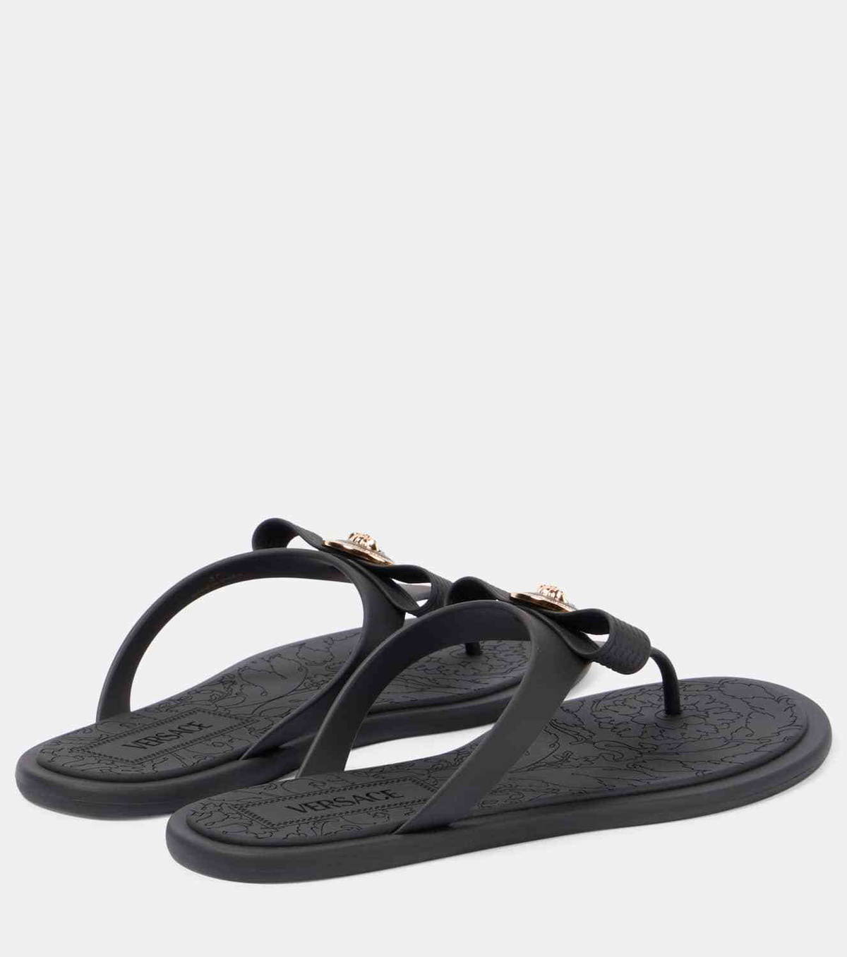 Versace Medusa thong sandals