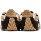 Bottega Veneta Brown & Off-White Orbit Flash Sneakers