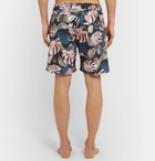 Saturdays NYC - Trent Mid-Length Printed Swim Shorts - Men - Black