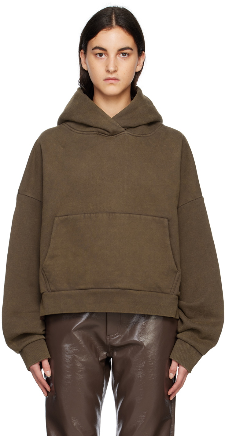 Entire Studios Brown Heavy Hoodie Entire Studios