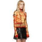 ASAI SSENSE Exclusive Red and Yellow Hot Wok Turtleneck