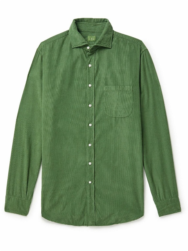 Photo: Sid Mashburn - Cotton-Corduroy Shirt - Green