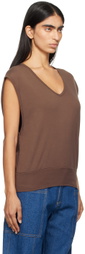 Gil Rodriguez Brown Billie Oversized Tank Top