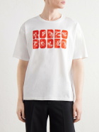 BODE - Rodeo Bodeo Printed Cotton-Jersey T-Shirt - Neutrals