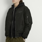 Avirex Men's USA MA-1 Jacket in Black