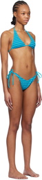 Bond-Eye Blue Sofie Triangle Bikini