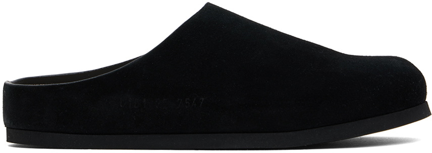 Common Projects Black Suede Loafers