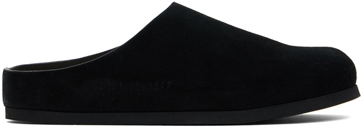 Photo: Common Projects Black Suede Loafers