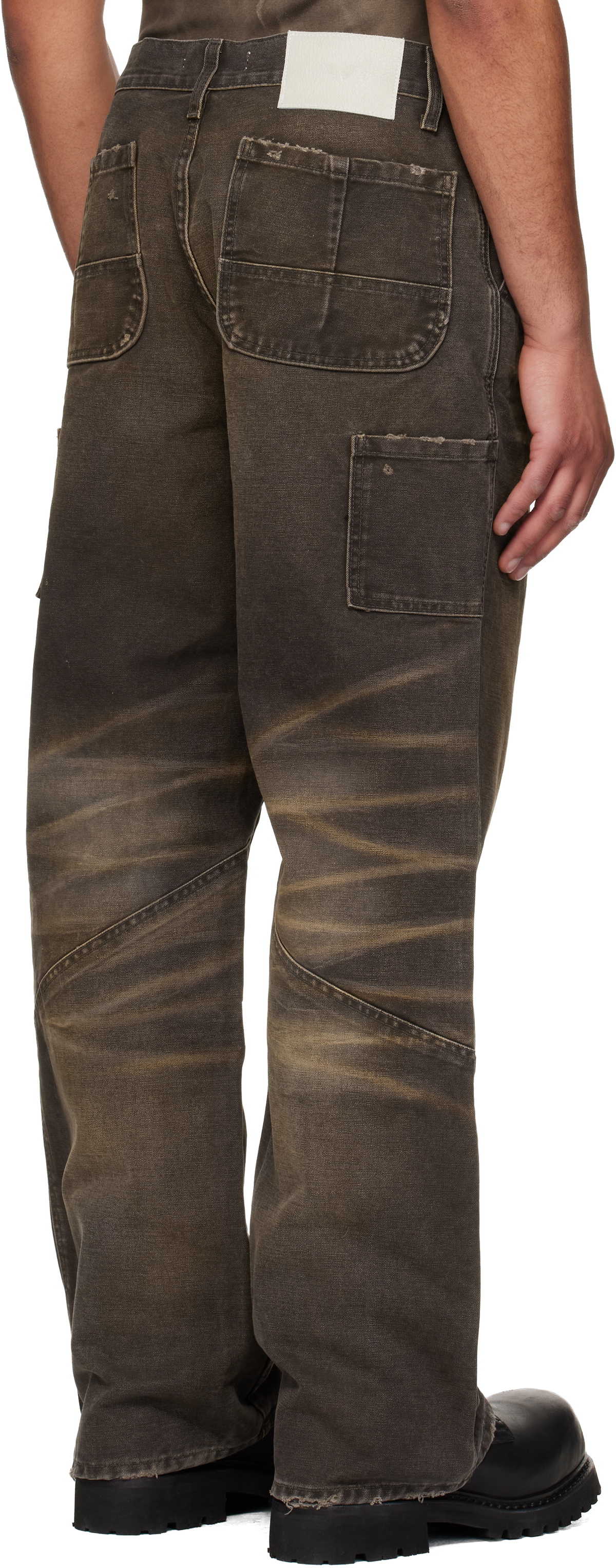ALEXANDER DIGENOVA Brown Underground Vintage Trousers
