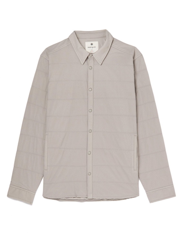 Photo: Snow Peak - Quilted Shell Shirt Jacket - Neutrals
