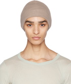 Label Under Construction Taupe Cocoon Beanie