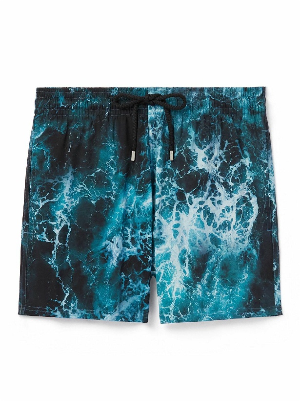 Photo: Vilebrequin - Moorise Straight-Leg Mid-Length Printed Recycled Swim Shorts - Blue
