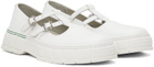Virón White 2001 Apple Mary Jane Loafers