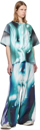 Gerrit Jacob Blue Printed T-shirt