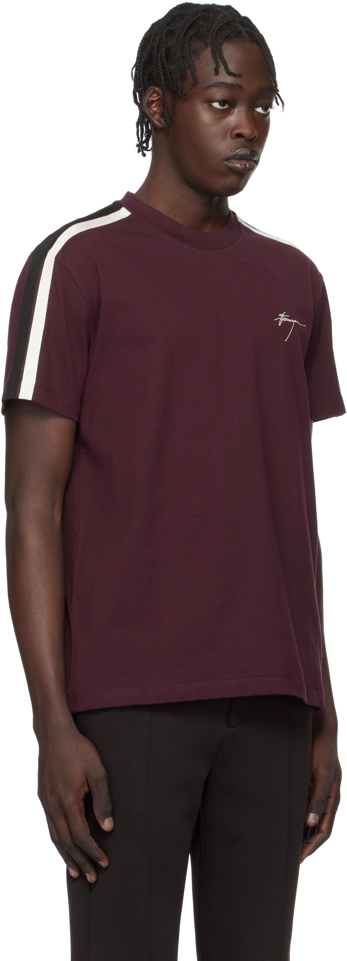 Salvatore Ferragamo スウェット 白 刺繍ロゴ S イタリア製 Salvatore Ferragamo スウェット 白 刺繍ロゴ S イタリア製