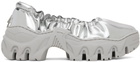 Rombaut SSENSE Exclusive Silver Boccaccio II Ballerina Flats