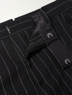 TOM FORD - Straight-Leg Pinstriped Wool-Twill Suit Trousers - Black