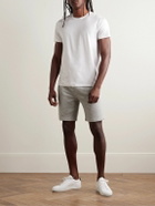 Derek Rose - Quinn 1 Straight-Leg Cotton and Modal-Blend Jersey Drawstring Shorts - Gray