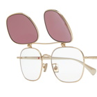Kenzo Eyewear Men's Kenzo KZ40188U Sunglasses in Gold/Bordeaux 