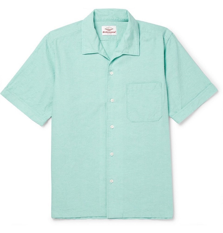 Photo: Battenwear - Zuma Camp-Collar Cotton Shirt - Men - Mint