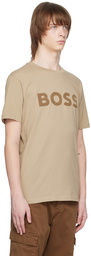 BOSS Beige Printed T-Shirt