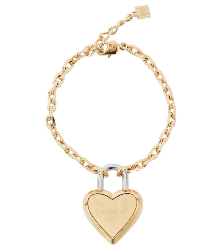 Photo: Givenchy Heart Lock chain bracelet