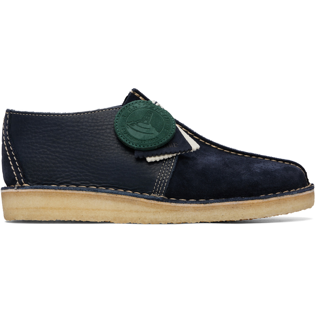 Clarks Originals Navy Desert Trek Derbys