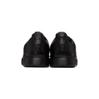 Ermenegildo Zegna Black Triple Stitch Sneakers