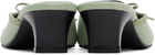 Paloma Wool Green Petra Mule Heels